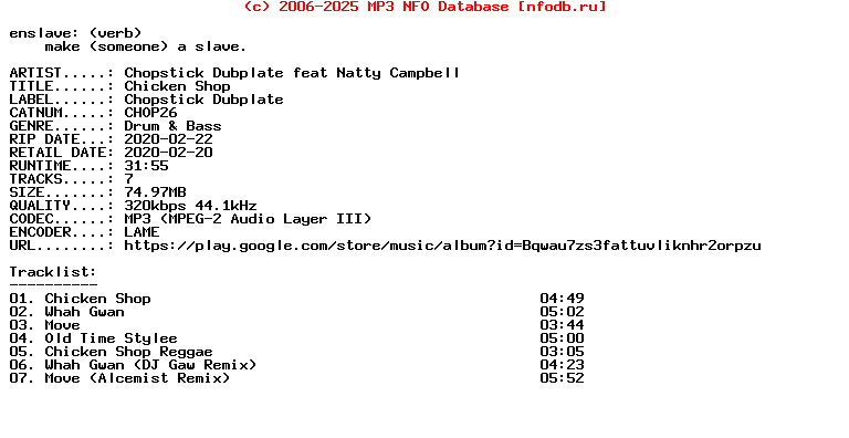 Chopstick_Dubplate_Feat_Natty_Campbell-Chicken_Shop-(CHOP26)-WEB-2020