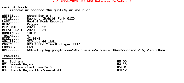 Ahmed_Ben_Ali-Subhana_(HABIBI_FUNK_012)-Single-WEB-2020