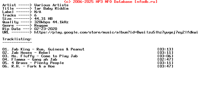 VA-Tar_Baby_Riddim-WEB-2020