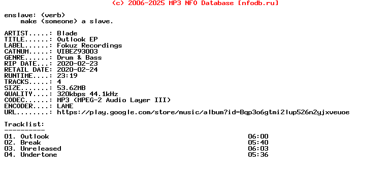 Blade-Outlook_Ep-(VIBEZ93003)-WEB-2020
