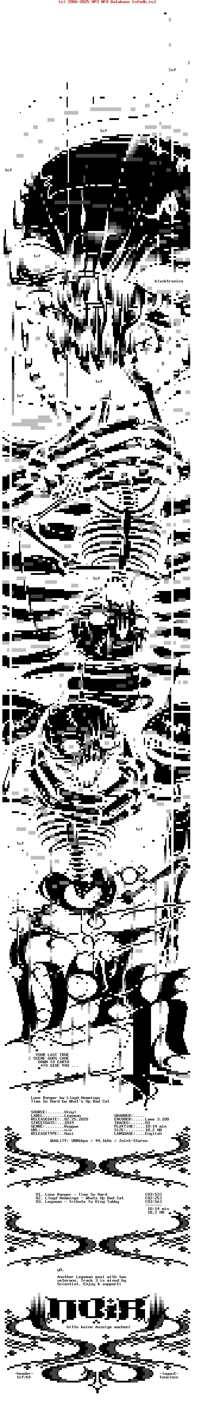 Lone_Ranger_Bw_Lloyd_Hemmings-Time_So_Hard_Bw_Whats_Up_Bad_Cat-(LMR008)-VLS-2019-NOiR