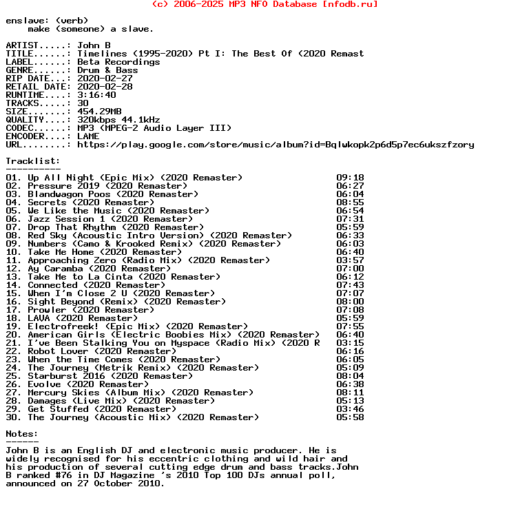 John_B-Timelines_(1995-2020)_Pt_I_The_Best_Of_(2020_REMASTER)-WEB-2020