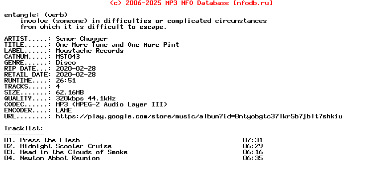 Senor_Chugger-One_More_Tune_And_One_More_Pint-(MST043)-WEB-2020