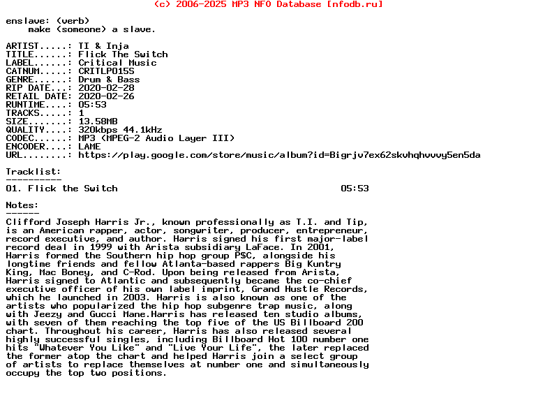 Ti_And_Inja-Flick_The_Switch-(CRITLP015S)-Single-WEB-2020