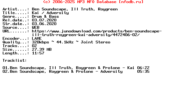 Ben_Soundscape_Ill_Truth_Roygreen_And_Protone-Kai__Adversity-(DIS146)-WEB-2020