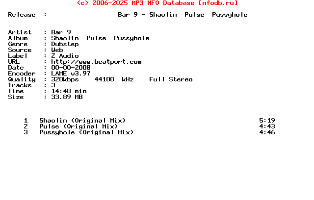 Bar_9-Shaolin_Pulse_Pussyhole-(BAR901)-WEB-2008