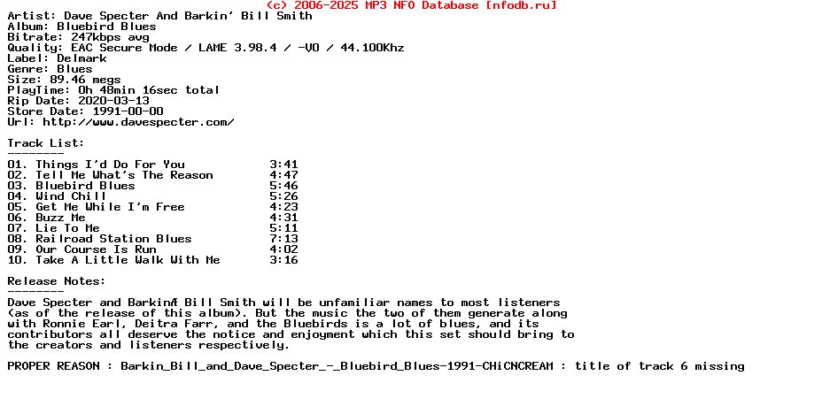 Dave_Specter_And_Barkin_Bill_Smith-Bluebird_Blues-(PROPER)-1991