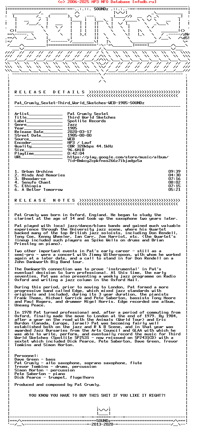 Pat_Crumly_Sextet-Third_World_Sketches-WEB-1985-Snz