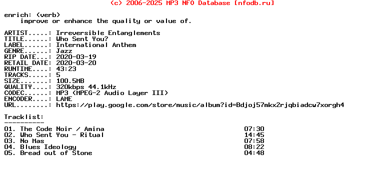 Irreversible_Entanglements-Who_Sent_You-WEB-2020