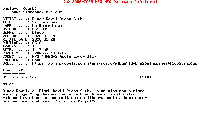 Black_Devil_Disco_Club-Six_Six_Sex-(LO170DS)-Single-WEB-2020