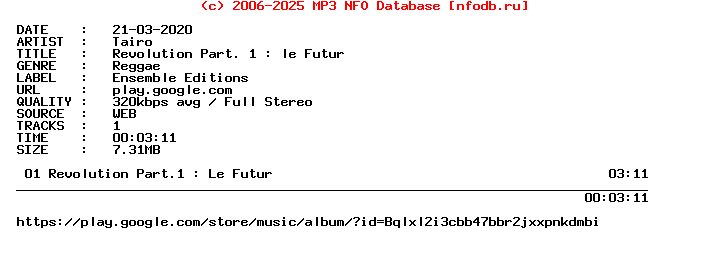 Tairo-Revolution_Part._1_Le_Futur-Single-WEB-FR-2020