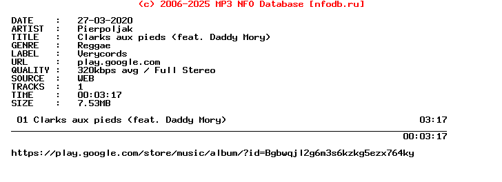 Pierpoljak-Clarks_Aux_Pieds_(FEAT._DADDY_MORY)-Single-WEB-FR-2020