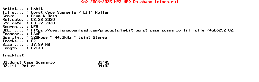 Habit-Worst_Case_Scenario__Lil_Roller-(PRGRAM104)-WEB-2020