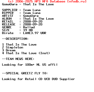 Gomavara-That_Is_The_Love-CDM-KR-2008-Luna