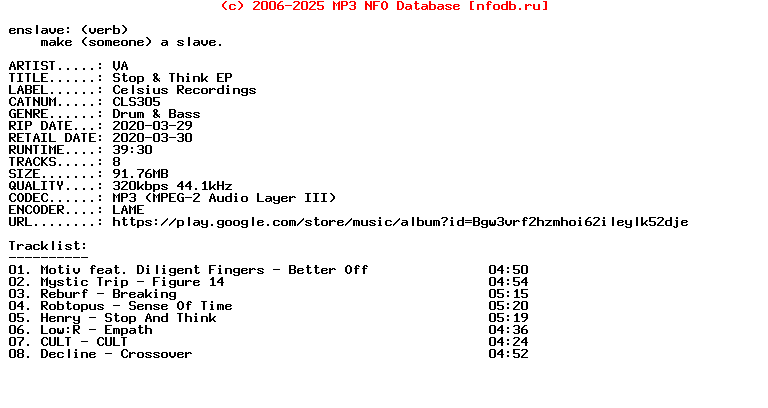 VA-Stop_And_Think_Ep-(CLS305)-WEB-2020