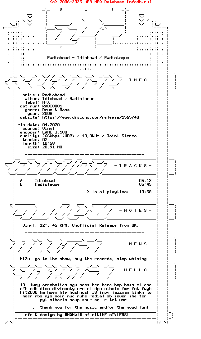 Radiohead-Idiohead__Radioteque-(RADIO001)-Vinyl-2008