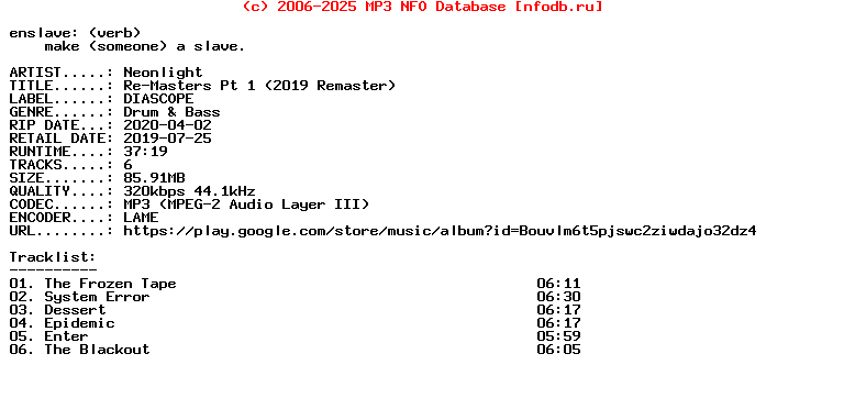 Neonlight-Re-Masters_Pt_1_(2019_REMASTER)-WEB-2019