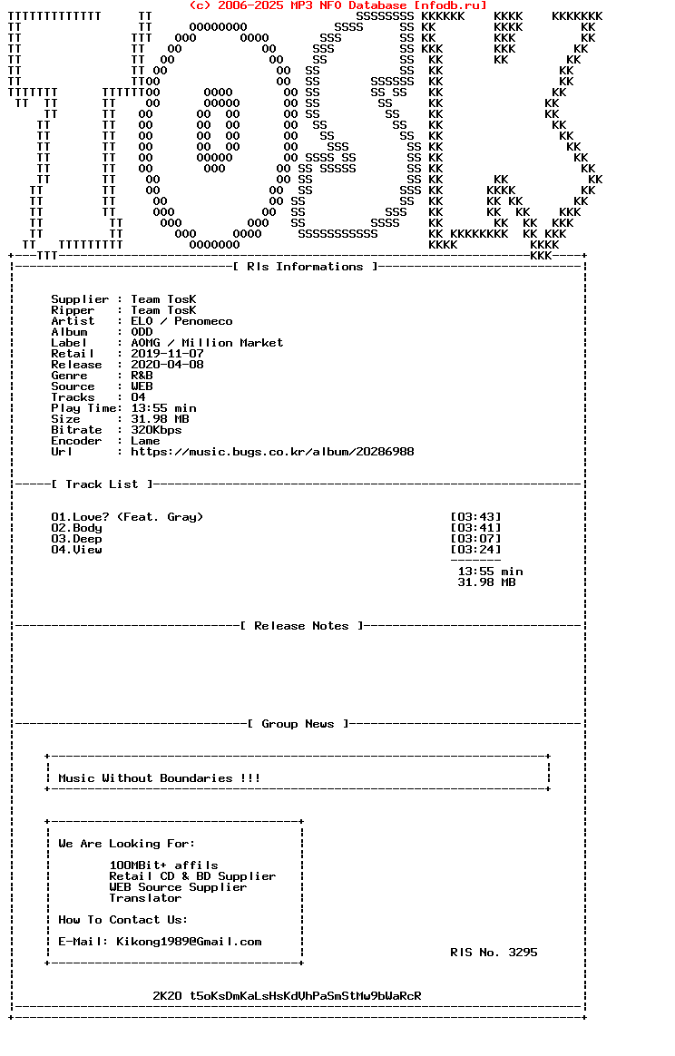 Elo_And_Penomeco-Odd-WEB-KR-2019-TosK