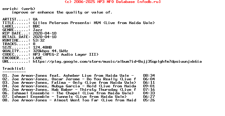 VA-Gilles_Peterson_Presents_Mv4_(LIVE_FROM_MAIDA_VALE)-WEB-2020