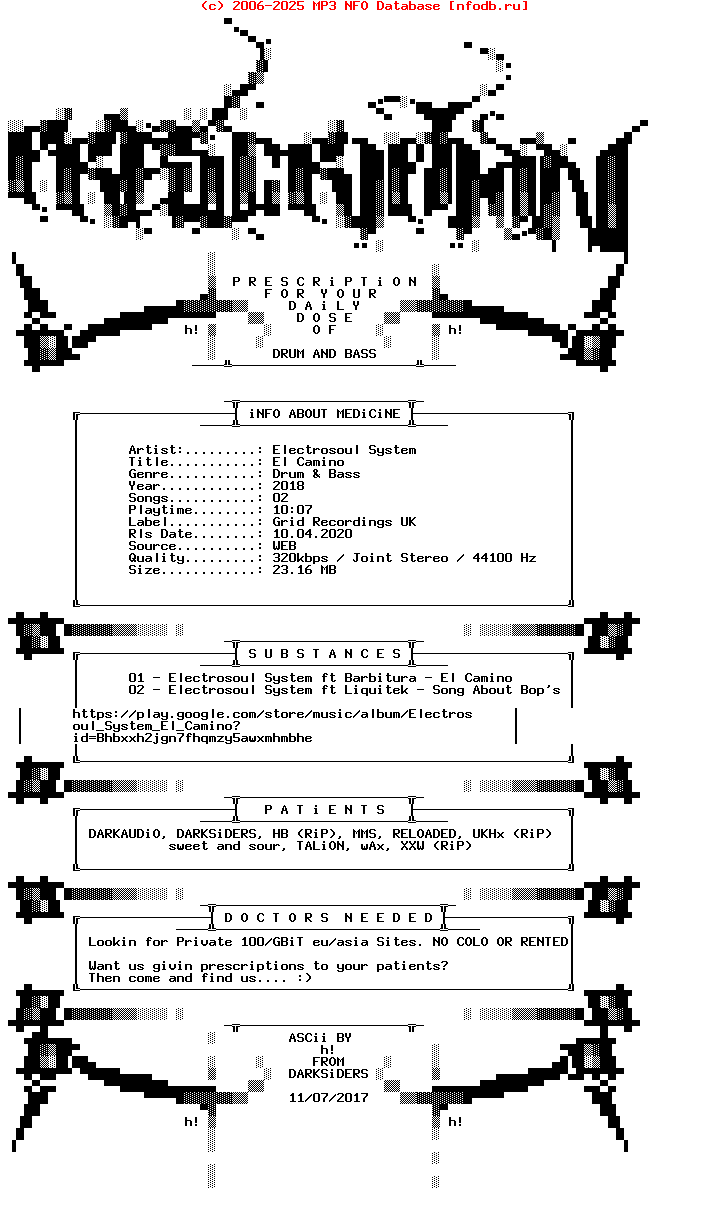 Electrosoul_System-El_Camino-(GRIDUK077)-WEB-2018