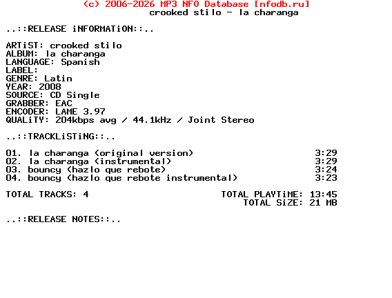 Crooked_Stilo-La_Charanga-(PROMO_CDS)-SP-2008