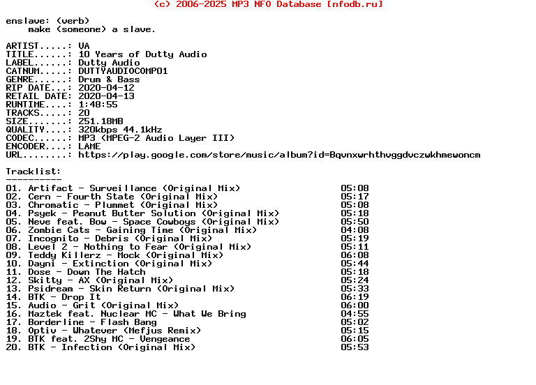 VA-10_Years_Of_Dutty_Audio-(DUTTYAUDIOCOMP01)-WEB-2020