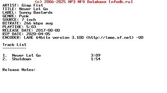 Gimp_Fist-Never_Let_Go-VLS-2017