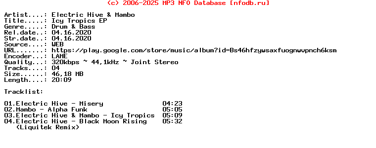 Electric_Hive_And_Mambo-Icy_Tropics_Ep-(KOSMOS109DGTL)-WEB-2020