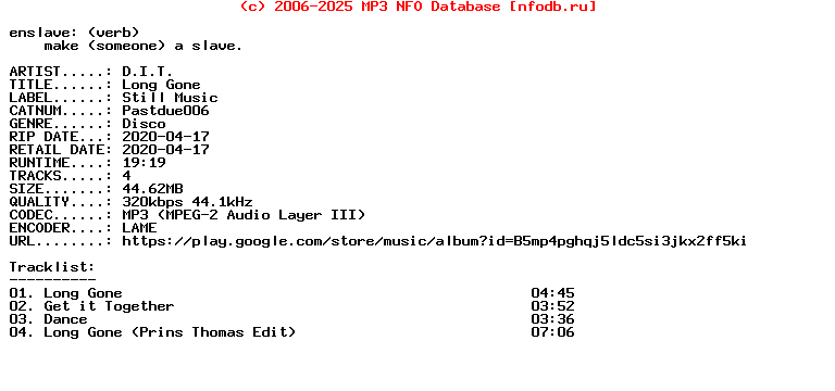 D.I.T.-Long_Gone-(PASTDUE006)-WEB-2020