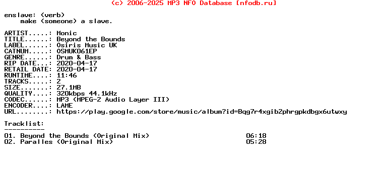Monic-Beyond_The_Bounds-(OSMUK061EP)-WEB-2020