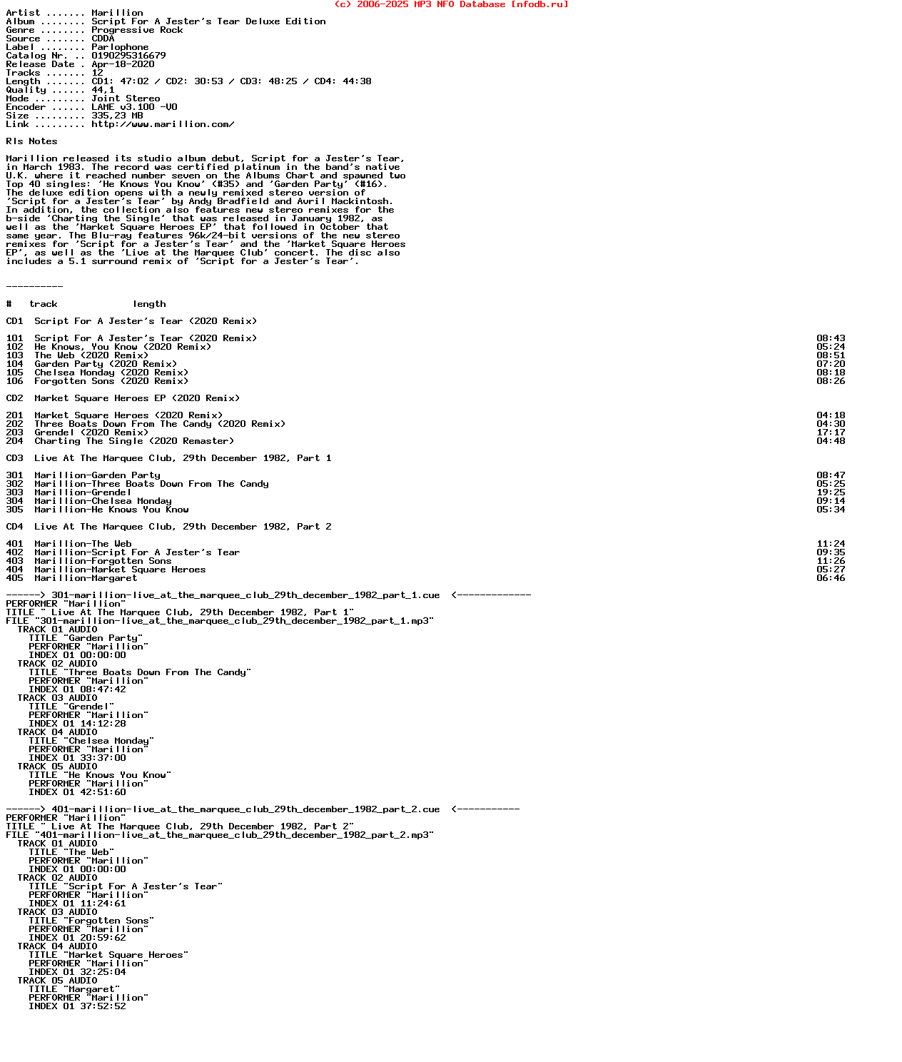 Marillion-Script_For_A_Jesters_Tear-Deluxe_Edition-4CD-2020