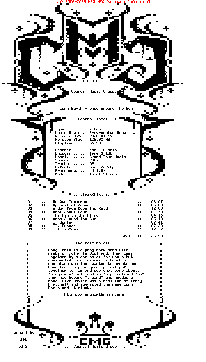 Long_Earth_-_Once_Around_The_Sun-2020-CMG
