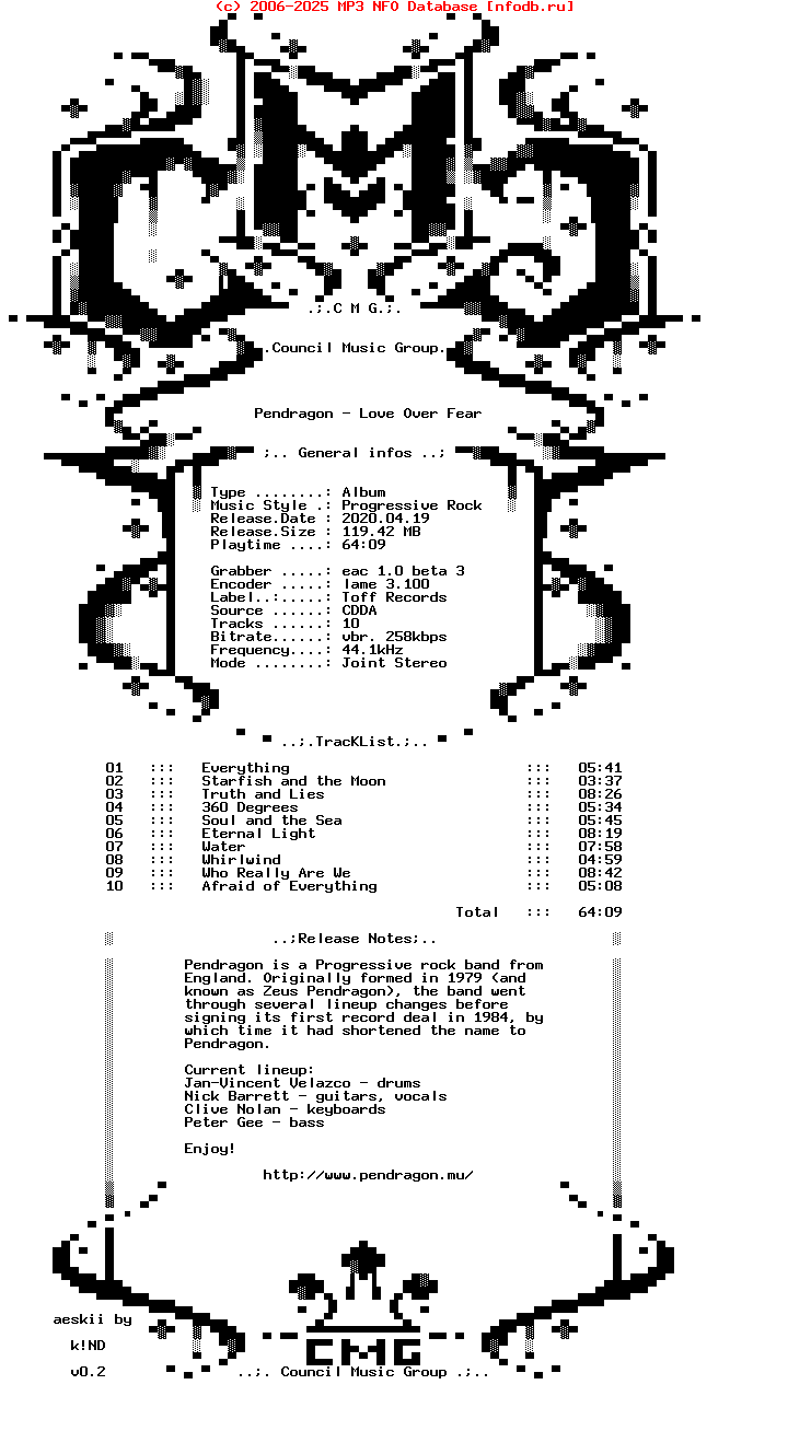 Pendragon_-_Love_Over_Fear-2020-CMG