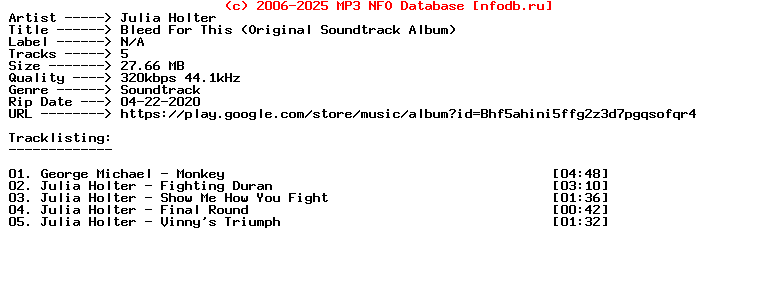Julia_Holter-Bleed_For_This_(ORIGINAL_SOUNDTRACK_ALBUM)-WEB-2020
