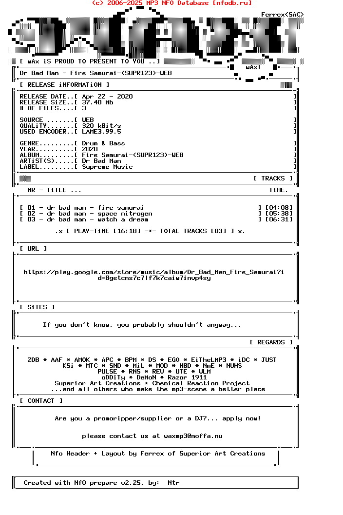 Dr_Bad_Man-Fire_Samurai-(SUPR123)-WEB-2020