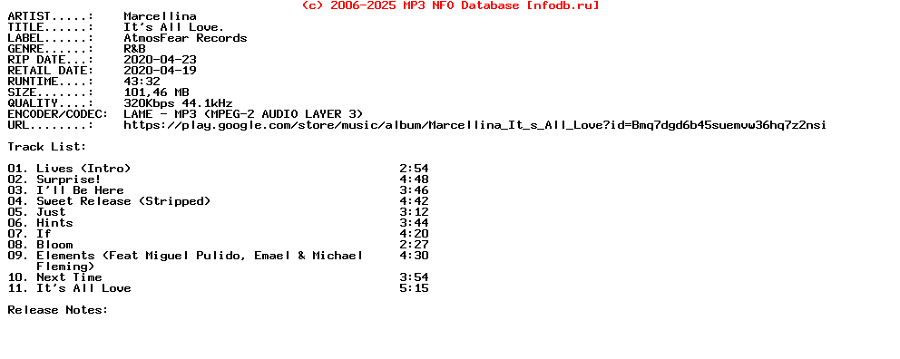 Marcellina-Its_All_Love.-2020