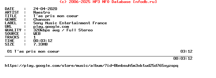 Naestro-Tas_Pris_Mon_Coeur-Single-WEB-FR-2020