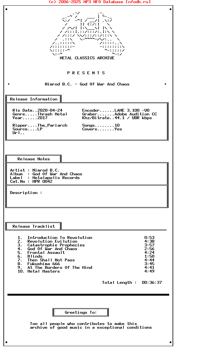Nimrod_B.C._-_God_Of_War_And_Chaos-(MPR_0042)-Lp-2017-Mca