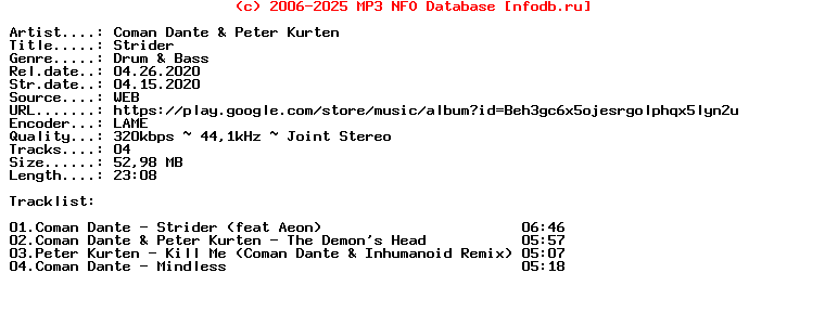 Coman_Dante_And_Peter_Kurten-Strider-(BROKENCOREDIGI003)-WEB-2020