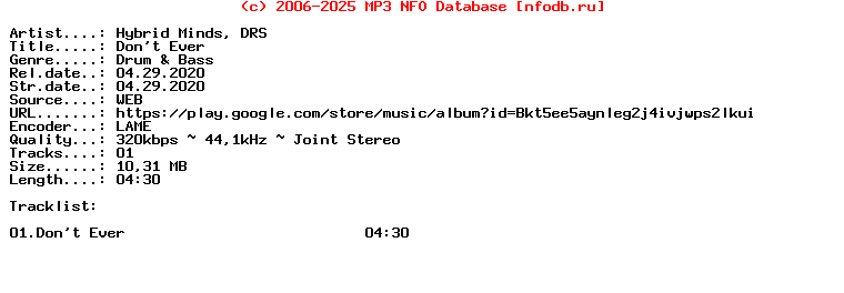 Hybrid_Minds__Drs-Dont_Ever-(HM018D)-Single-WEB-2020