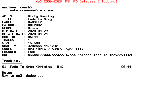 Dirty_Doering-Fade_To_Grey-(MNTR002)-Single-WEB-2020