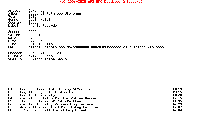 Deranged-Deeds_Of_Ruthless_Violence-CD-2020