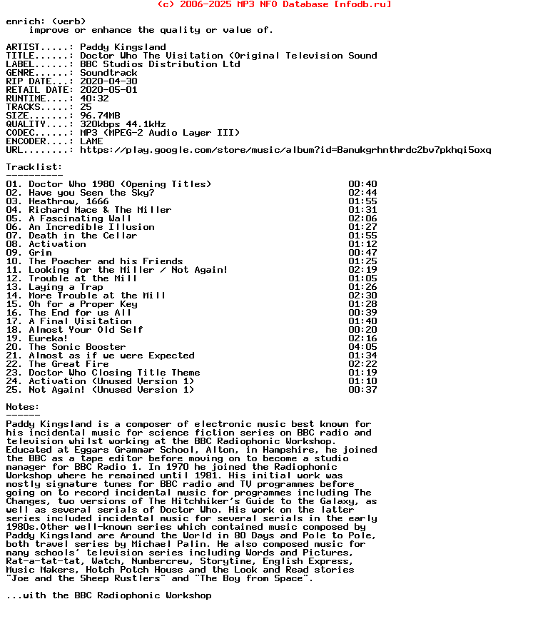 Paddy_Kingsland-Doctor_Who_The_Visitation_(ORIGINAL_TELEVISION_SOUNDTRACK)-Ost-WEB-2020