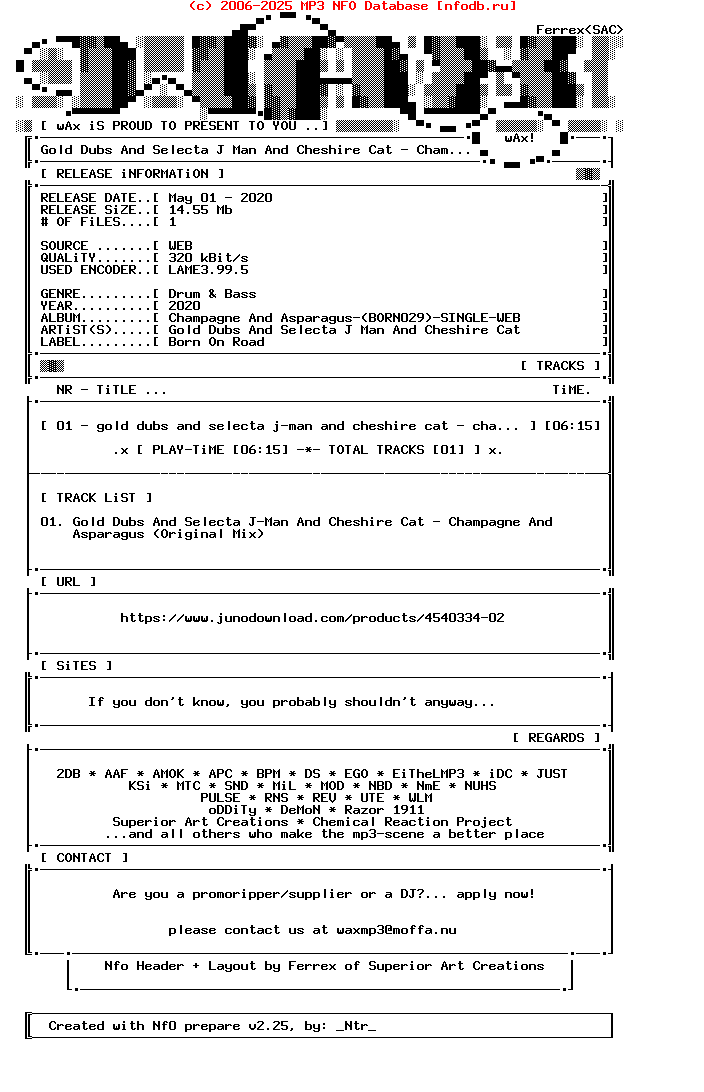 Gold_Dubs_And_Selecta_J_Man_And_Cheshire_Cat-Champagne_And_Asparagus-(BORN029)-Single-WEB-2020