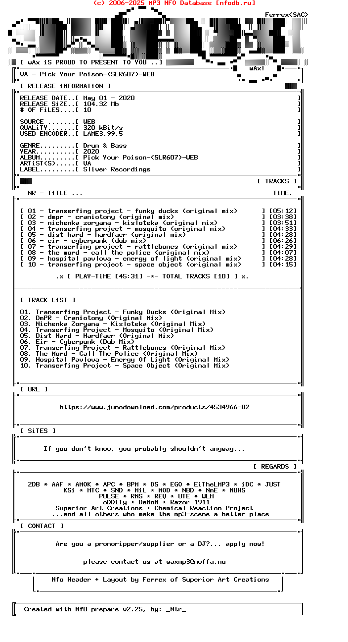VA-Pick_Your_Poison-(SLR607)-WEB-2020