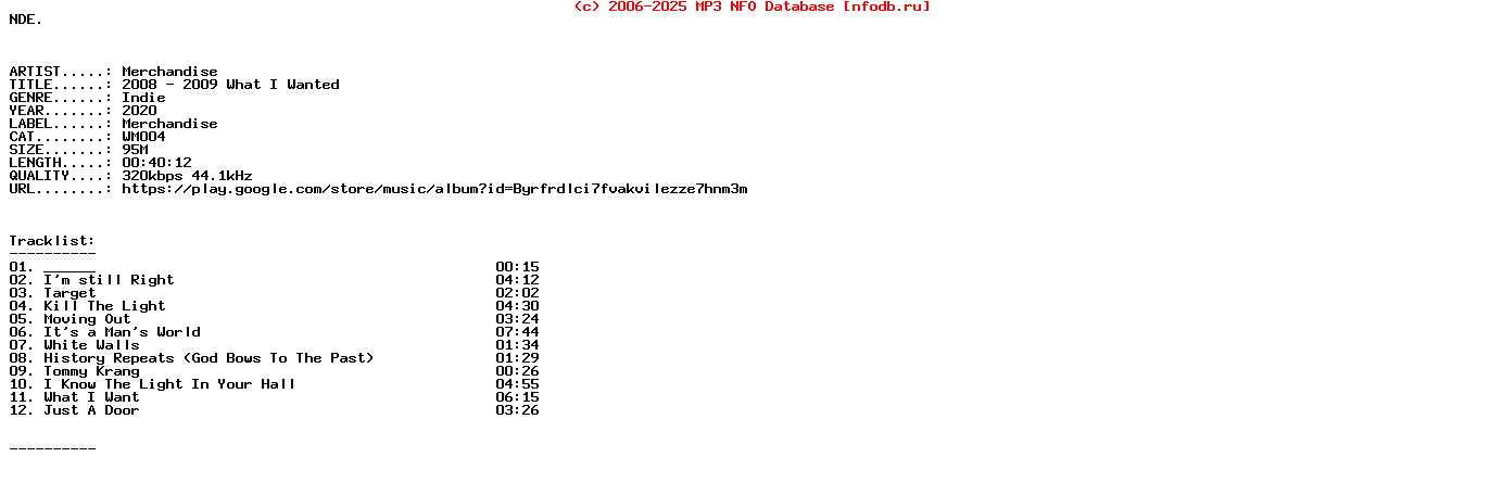 Merchandise-2008__2009_What_I_Wanted-WEB-2020