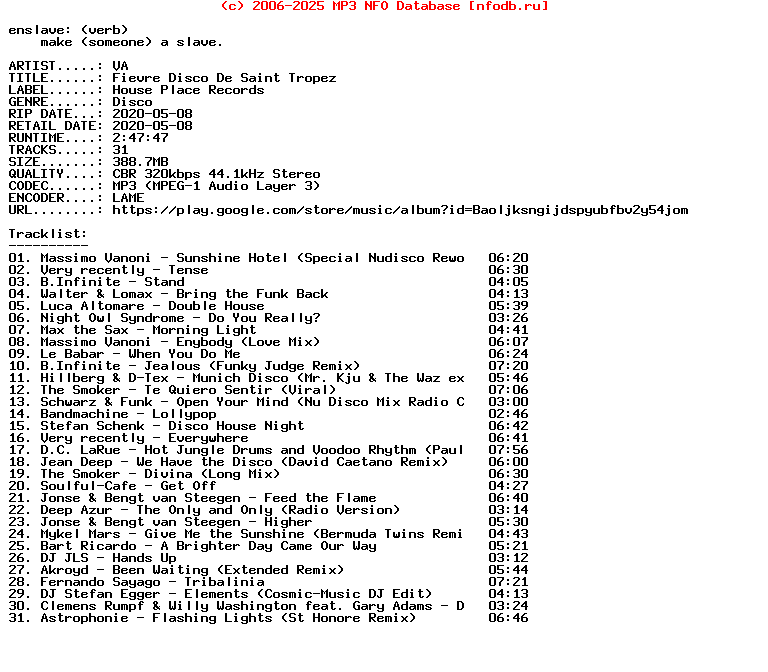 VA-Fievre_Disco_De_Saint_Tropez-WEB-2020