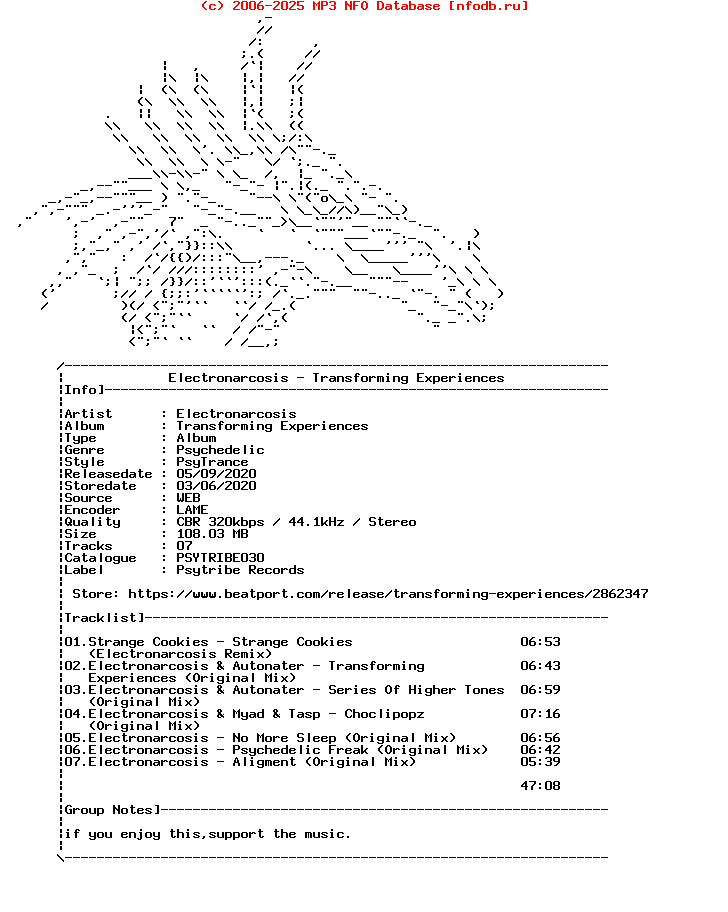 Electronarcosis_-_Transforming_Experiences-(PSYTRIBE030)-WEB-2020-Barghest