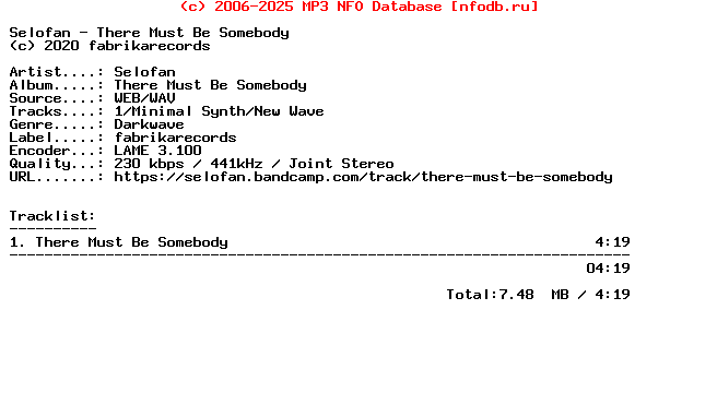 Selofan-There_Must_Be_Somebody-Single-WEB-2020