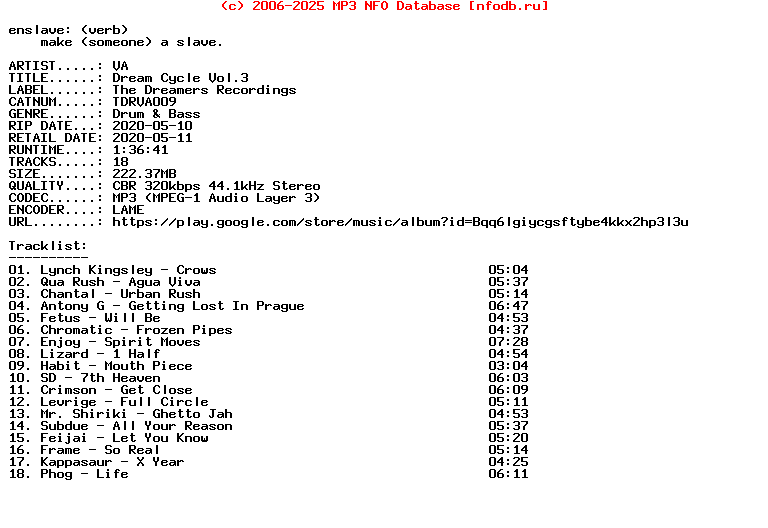 VA-Dream_Cycle_Vol3-(TDRVA009)-WEB-2020